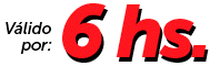 Suscripciones disponibles 1. Válido por: 6hs.